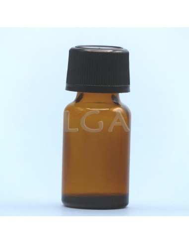 Amber glass round bottle Ø18 Italian 5ml