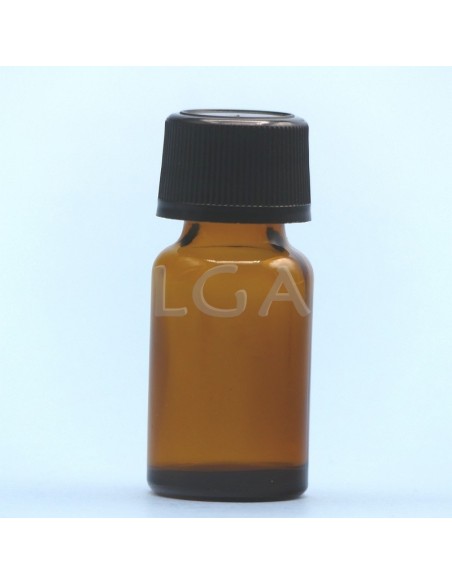 Frasco rotondo de vidrio ámbar Ø18 Italiano 5ml