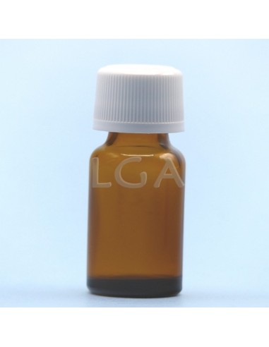 Amber glass round bottle Ø18 Italian 5ml
