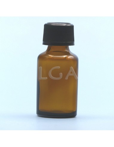 Flacone rotondo vetro ambra Ø18 Italiano 15ml