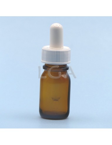 Flacone rotondo vetro ambra Ø18 Farmacia 10ml