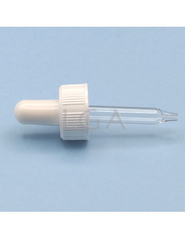 Frasco rotondo de vidrio ámbar Ø18 Farmacia 10ml