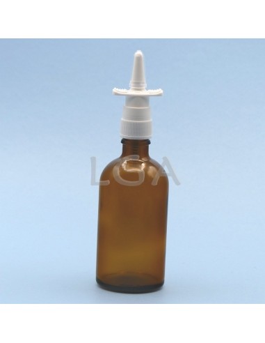 Amber glass round bottle Ø18 DIN 100ml