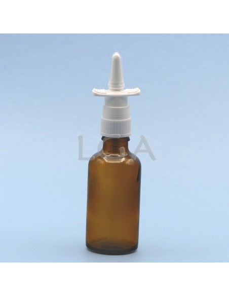 Amber glass round bottle Ø18 DIN 50ml