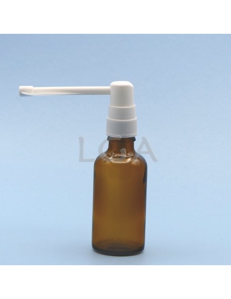 Flacone rotondo vetro ambra Ø18 DIN 50ml