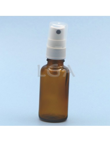 Flacone rotondo vetro ambra Ø18 DIN 30ml
