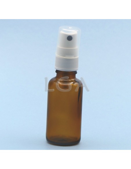 Amber glass round bottle Ø18 DIN 30ml
