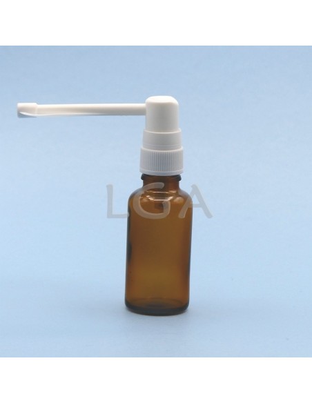 Flacone rotondo vetro ambra Ø18 DIN 30ml