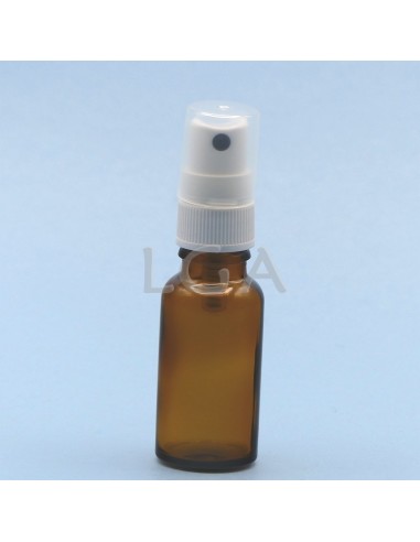 Amber glass round bottle Ø18 DIN 20ml