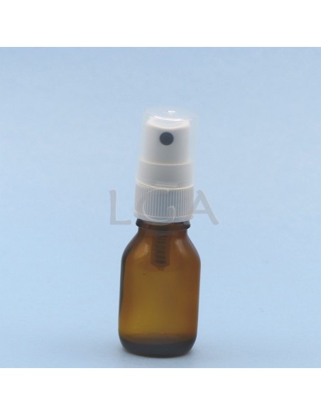 Amber glass round bottle Ø18 DIN 15ml