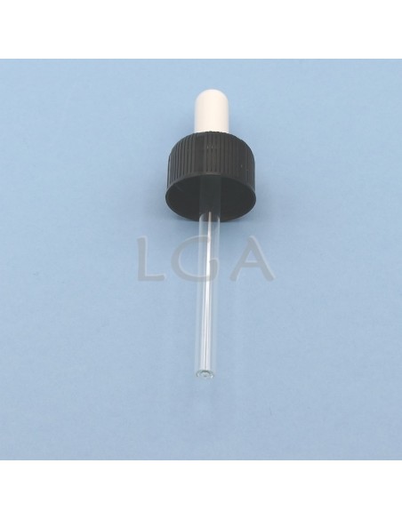Flacone rotondo vetro ambra ØPP28 100ml