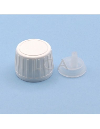 Flacone rotondo vetro ambra ØPP28 250ml