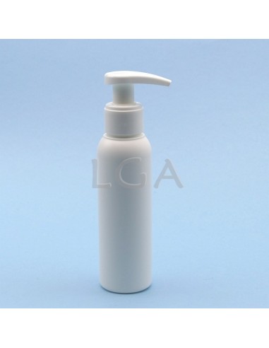 weiße flaches Fläschchen Ø24 100ml