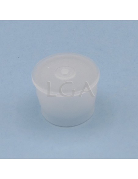 weiße flaches Fläschchen Ø24 100ml
