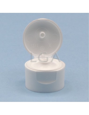weiße flaches Fläschchen Ø24 100ml