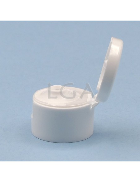 weiße flaches Fläschchen Ø24 100ml