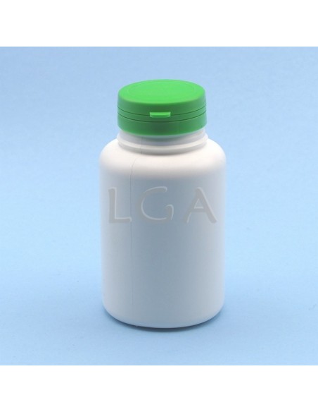 Zoppica a pillole in plastica bianco 250ml con capsula antimanomissione