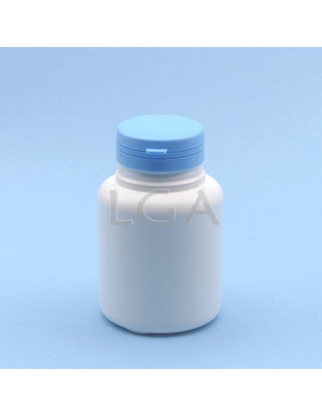 Kapselbox aus Plastik, weiße, 200ml mit Verschluss mit Sicherheitsgewinde