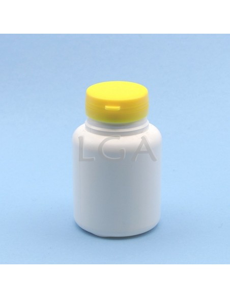 Kapselbox aus Plastik, weiße, 200ml mit Verschluss mit Sicherheitsgewinde