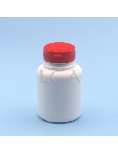Kapselbox aus Plastik, weiße, 200ml mit Verschluss mit Sicherheitsgewinde