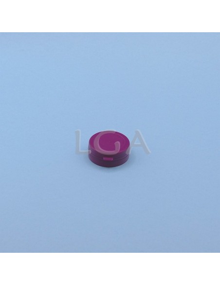 Zoppica a pillole in plastica cristallo ambrato 50ml con capsula antimanomissione