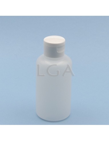 Flacon cruchon plastique rond 125ml