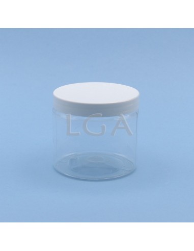 Pot plastique vissant cristal - transparent