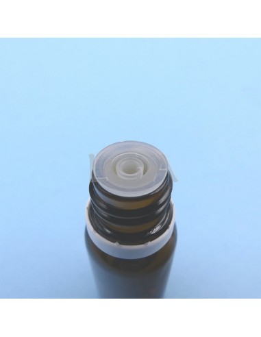 Amber glass round bottle Ø18 DIN 5ml