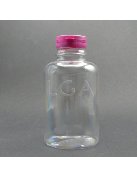 Zoppica a pillole in plastica cristallo 100ml con capsula antimanomissione