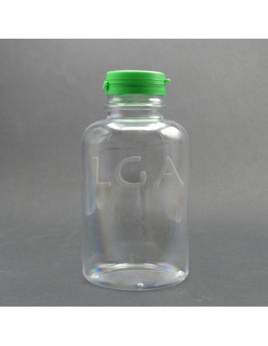 Zoppica a pillole in plastica cristallo 100ml con capsula antimanomissione