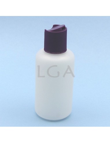 Flacon cruchon plastique rond 125ml