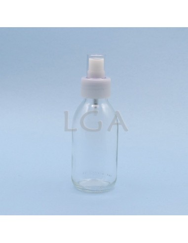 White glass round bottle ØPP28 150ml