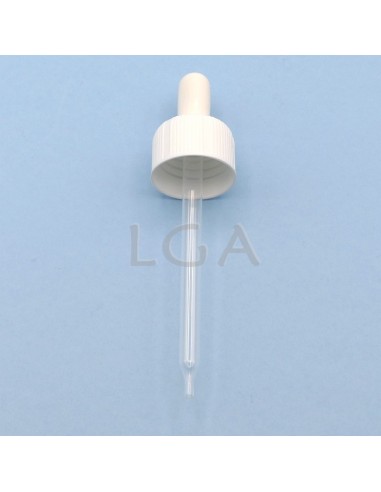 White glass round bottle ØPP28 150ml