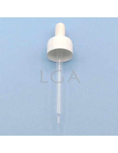 White glass round bottle ØPP28 150ml